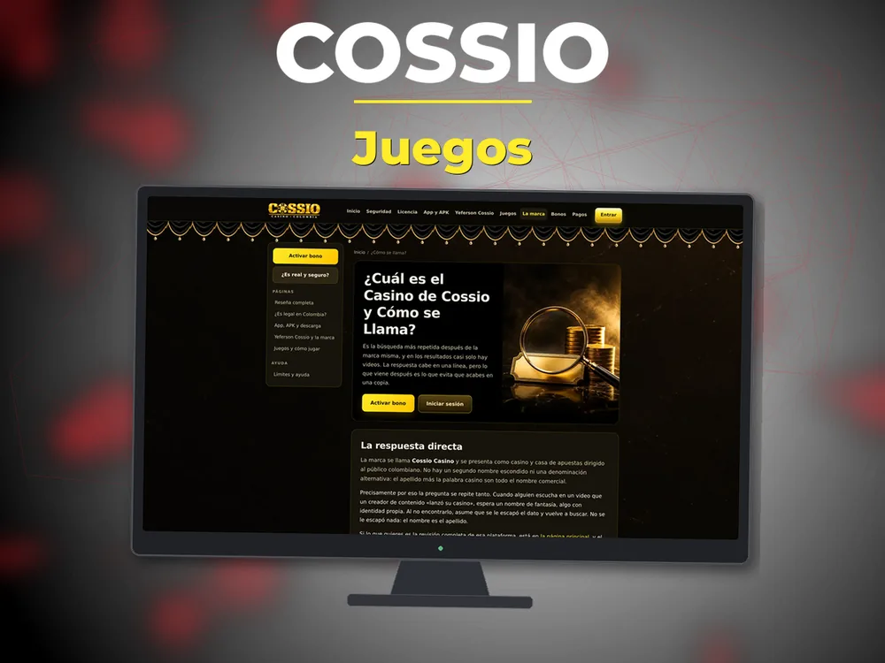 Cossio - Juegos